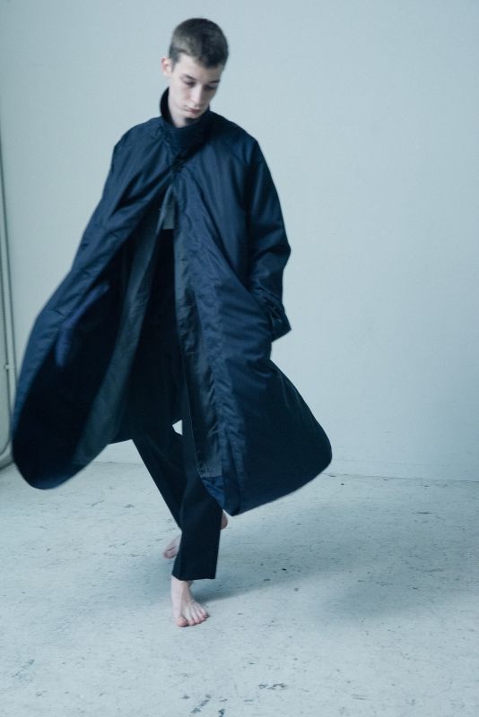 stein LAY OVERSIZED WIND COAT・NAVY - tity