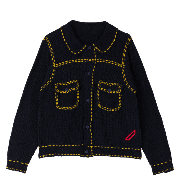 PHINGERIN フィンガリン PG1 CARDIGAN NAVY-