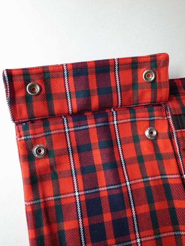 PEEL&LIFT pocket apron エプロンポーチ・red tartan - tity