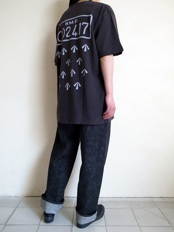 PEEL&LIFT H.M.P. tee プリントTシャツ・ブラック - tity