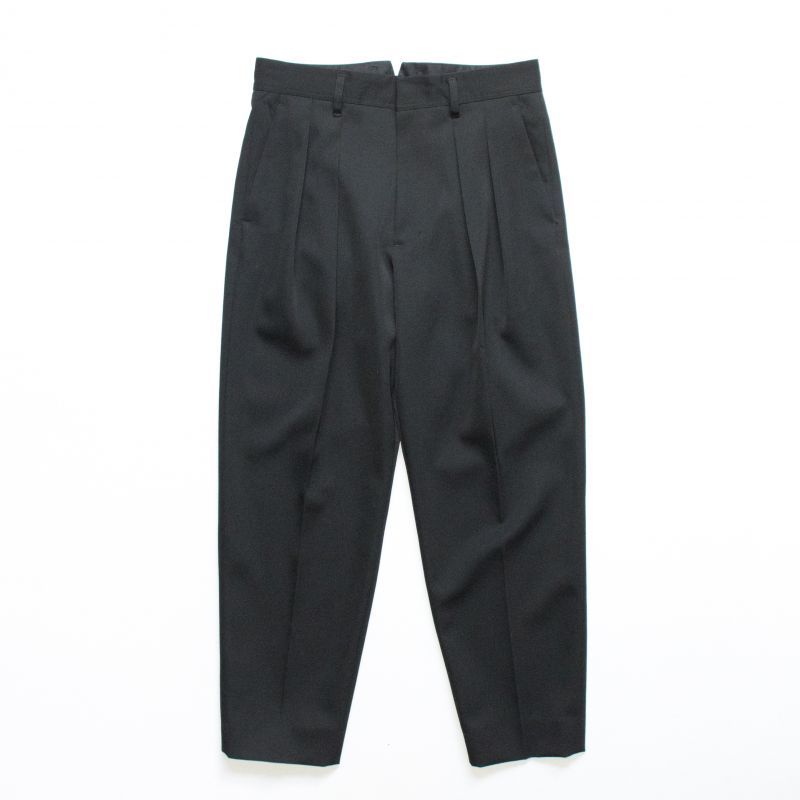 19AW stein EX WIDE TROUSERS BLACK S-eastgate.mk