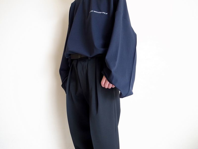 stein EX WIDE TROUSERS・BLACK - tity