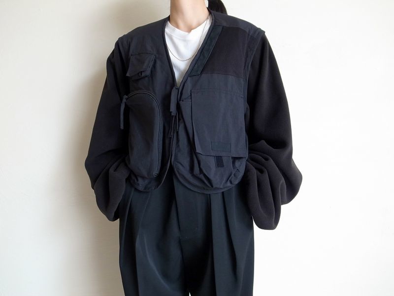 stein OVER SLEEVE FIXXED JACKET・BLACK - tity