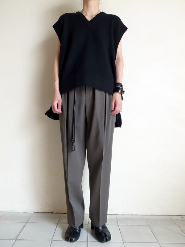 stein 22ss DOUBLE WIDE TROUSERS S - スラックス