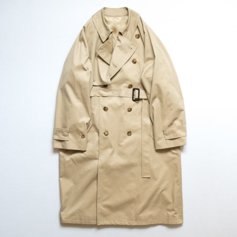 人気メーカー・ブランド OVERSIZED LAY stein OVERLAP BEIGE COAT