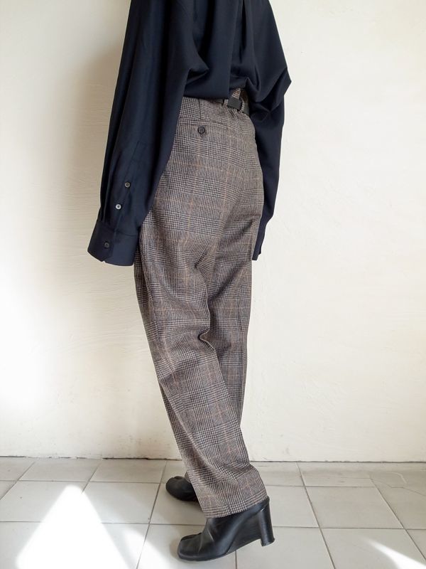 低価送料無料 SUNSEA - stein 2tuck wide trousers window pen Mの通販