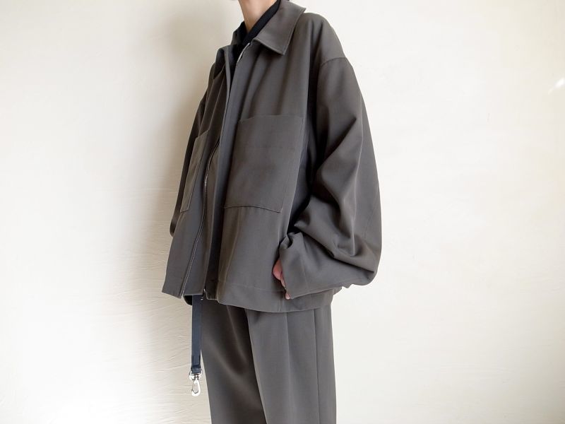 stein oversized drizzler jacket【定価74800】襟レギュラーカラー