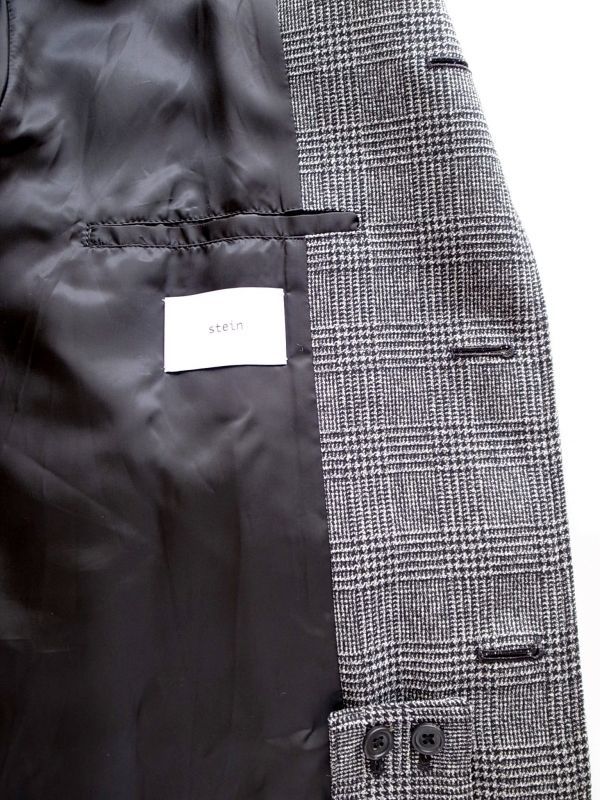stein OVER SLEEVE INVESTIGATED COAT・GLEN CHECK - tity