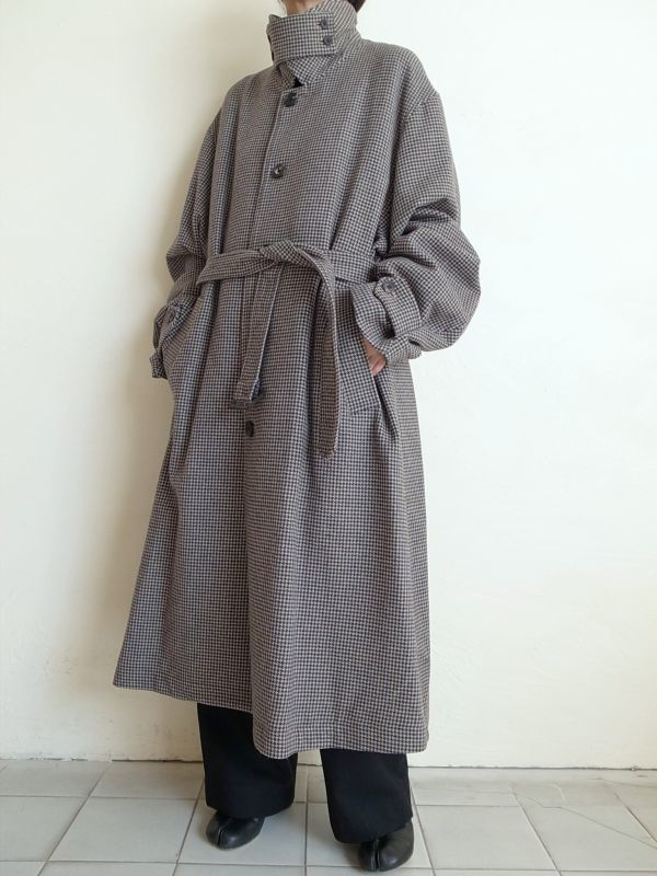 stein OVER SLEEVE INVESTIGATED COAT・GUN CLUB CHECK - tity