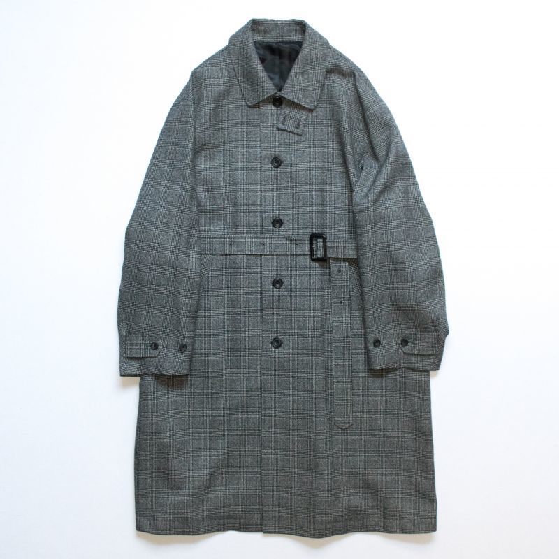 stein OVER SLEEVE INVESTIGATED COAT・GLEN CHECK - tity