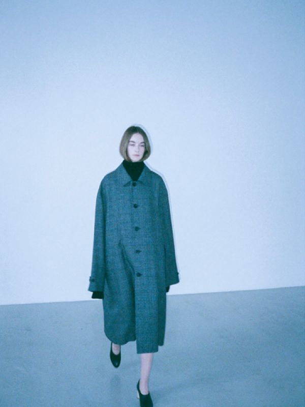 stein OVER SLEEVE INVESTIGATED COAT・GLEN CHECK - tity