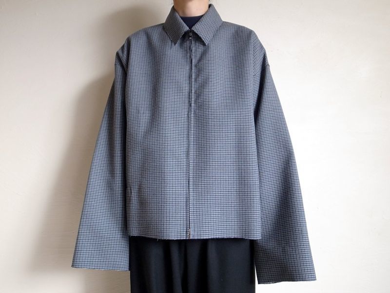 スイーツ柄 ブルー [YOKE] CUT OFF JACKET WOOL SET UP Sサイズ | www