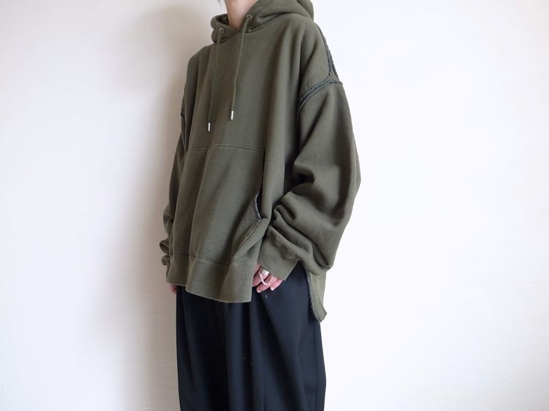yoke ヨーク PIPING WIDE PARKA・OLIVE - tity