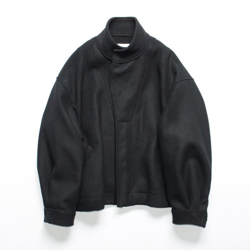 カラーブラックstein 19AW over sleeve melton jacket