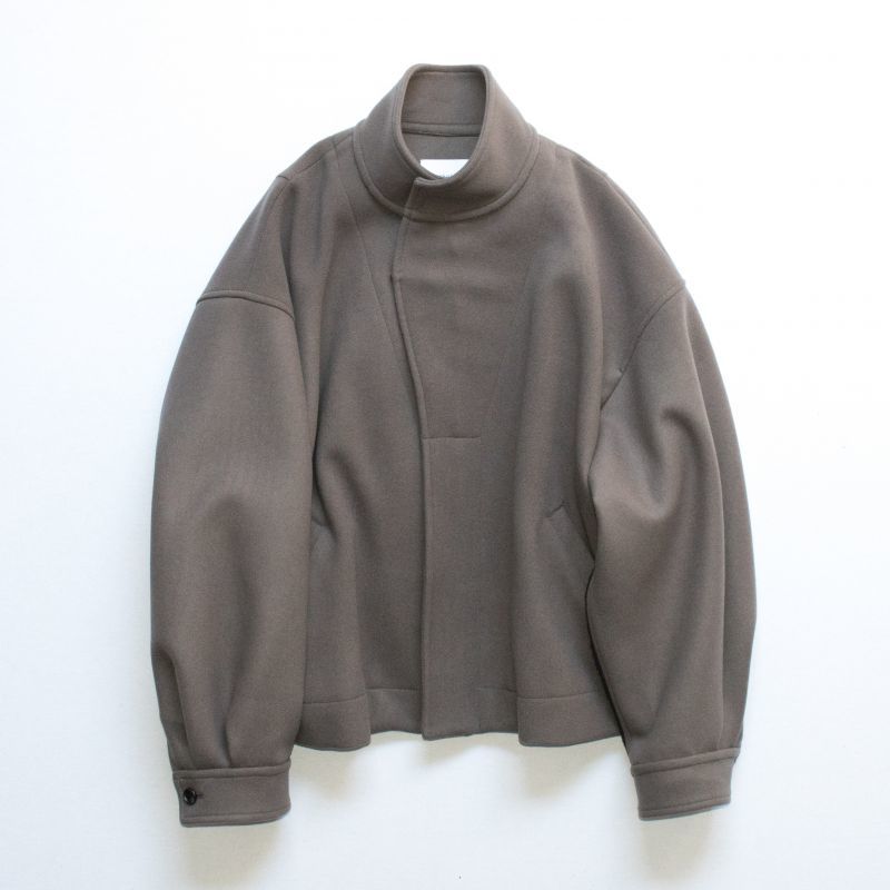 stein OVER SLEEVE MELTON JACKET Ｓ ブラウン