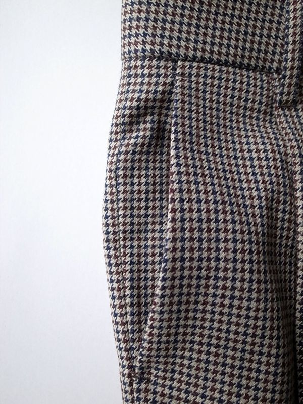 stein WIDE TAPERED TROUSERS_A・GUN CLUB CHECK - tity