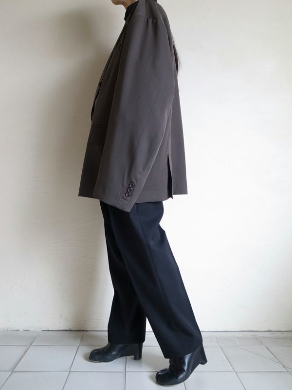 stein OVERSIZED DOUBLE BREASTED JACKET・BROWN - tity
