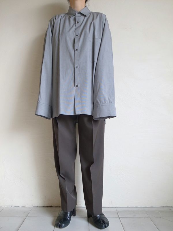 stein OVERSIZED DOWN PATTERN SHIRT・HOUNDSTOOTH - tity