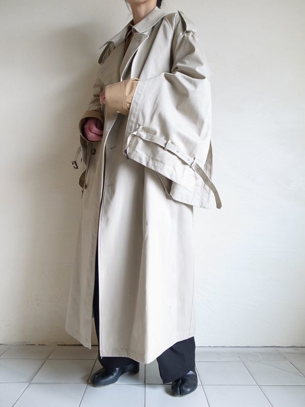 stein DOUBLE SHADE TRENCH COAT・BEIGE - tity