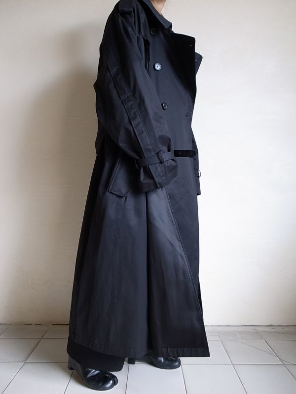 stein DOUBLE SHADE TRENCH COAT・BLACK - tity