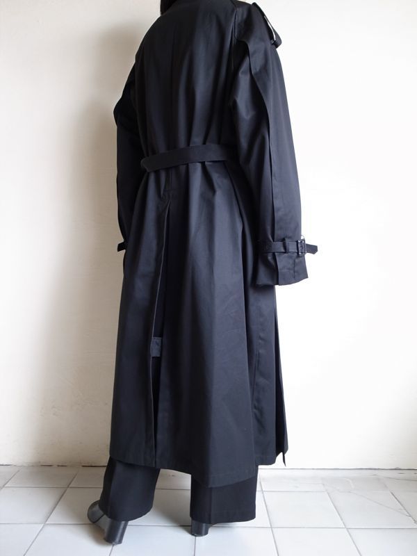 stein LAY OVERSIZED TRENCH COAT・BLACK - tity
