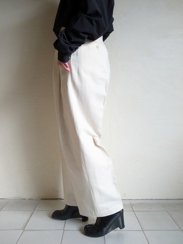 stein WIDE STRAIGHT TROUSERS・-minus - tity