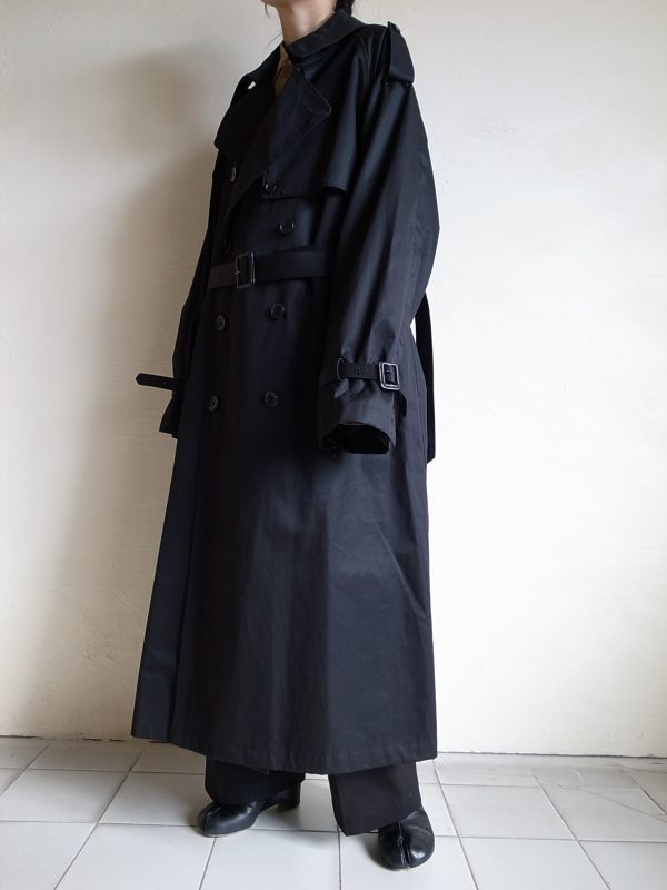 stein20ss DOUBLE SHADE TRENCH COAT チェック - トレンチコート