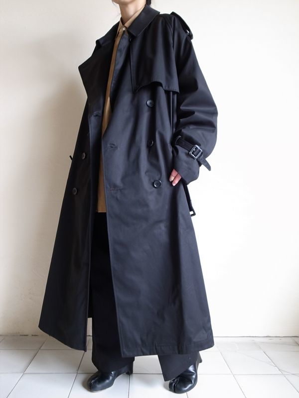 stein LAY OVERSIZED TRENCH COAT・BLACK - tity