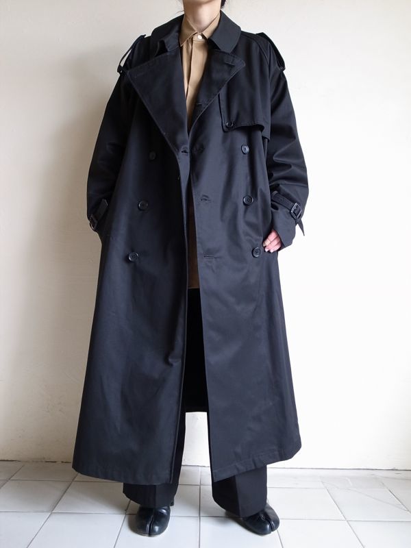 stein LAY OVERSIZED TRENCH COAT・BLACK - tity