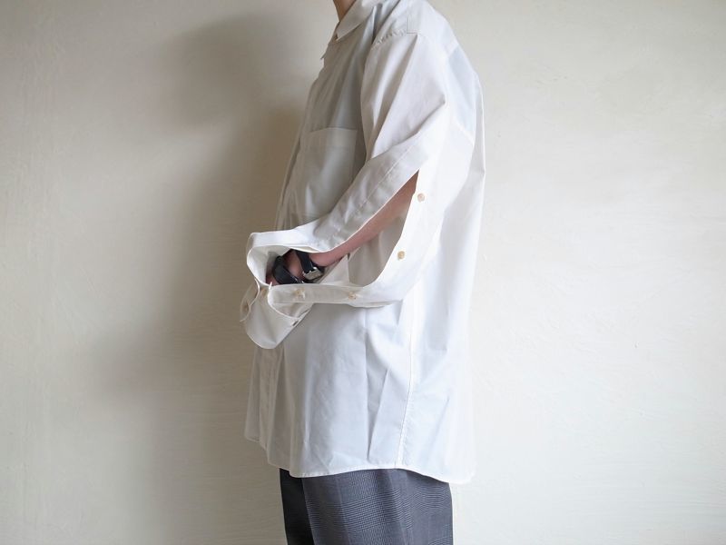 stein FLY FRONT SLEEVE OVERSIZED SHIRT・-minus - tity