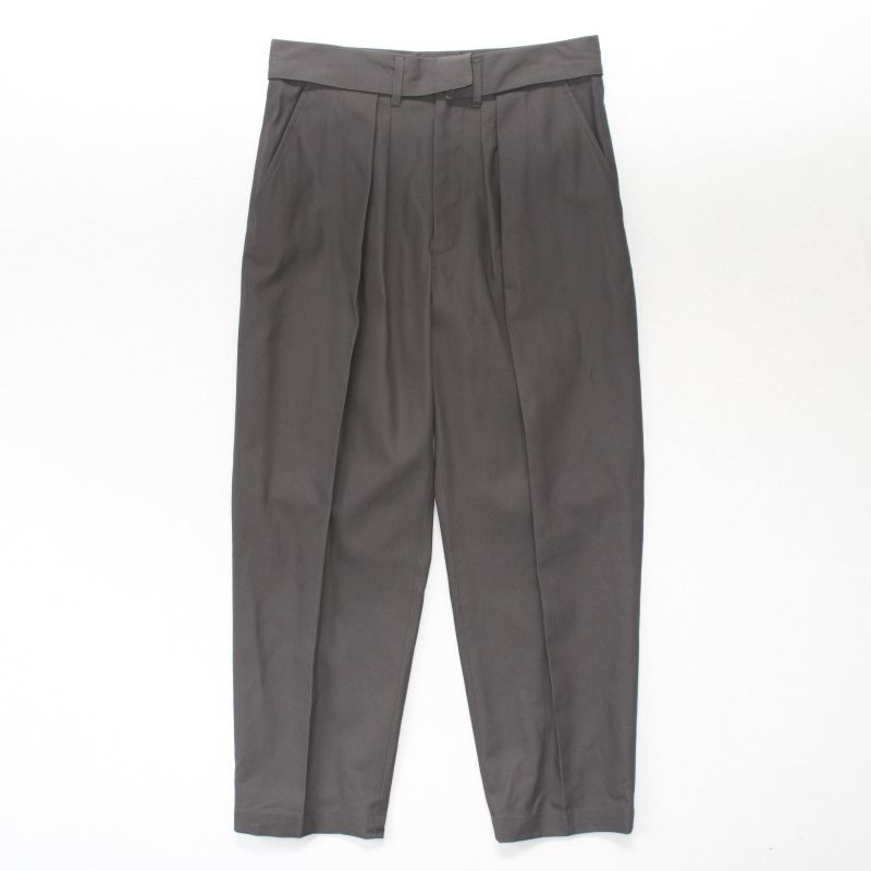 stein DOUBLE WAIST WIDE TROUSERS・DE.TAUPE - tity