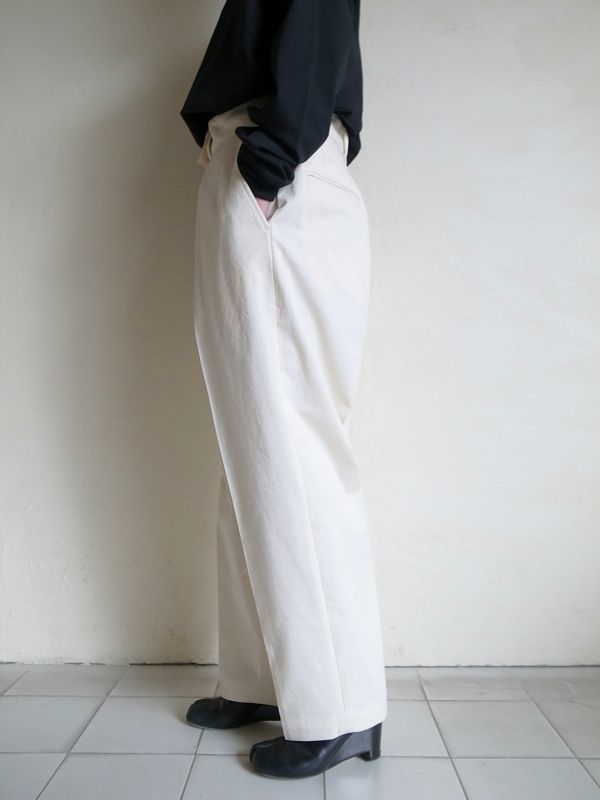 stein DOUBLE WAIST WIDE TROUSERS・-minus - tity