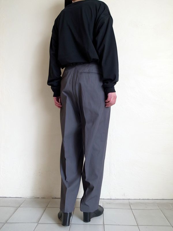 stein double waist widetrousers スラックス-