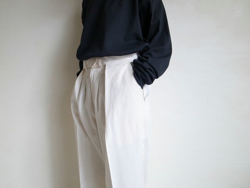 stein DOUBLE WAIST WIDE TROUSERS・-minus - tity