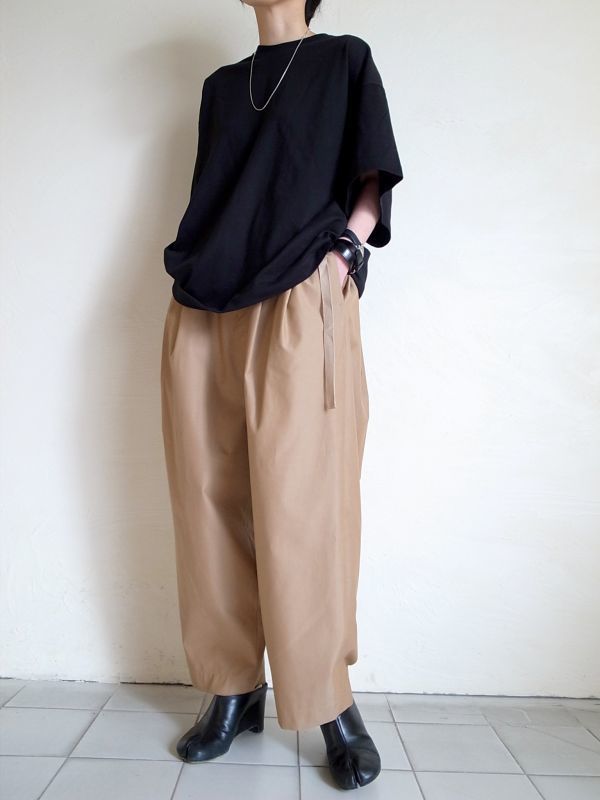 kolor 21ss タックワイドパンツ-