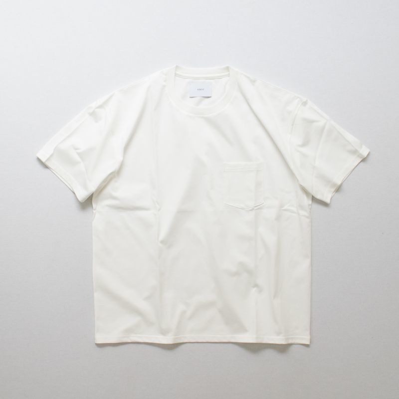 stein OVERSIZED POCKET TEE・WHITE - tity