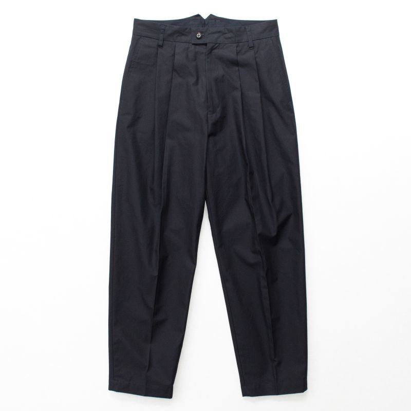 stein WIDE TAPERED TROUSERS_B・DARK NAVY - tity