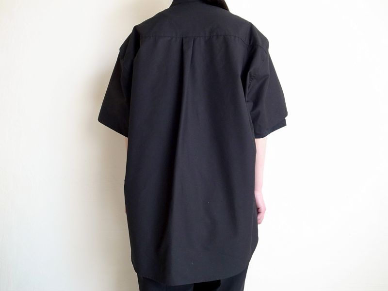 stein OVER SLEEVE SS SHIRT・BLACK - tity