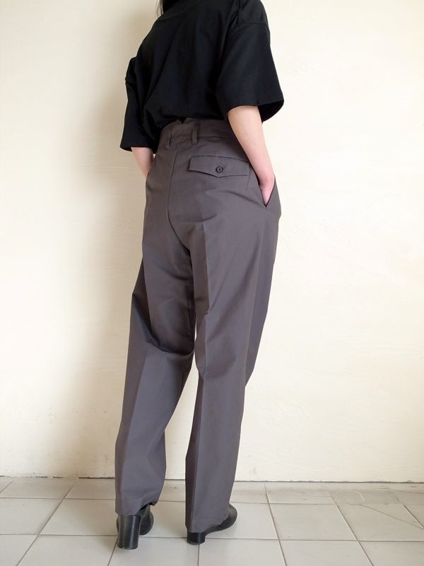 stein WIDE TAPERED TROUSERS_B・CONCRETE - tity