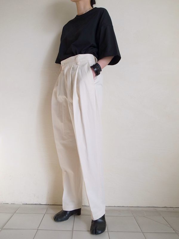 stein WIDE TAPERED TROUSERS_B・-minus - tity