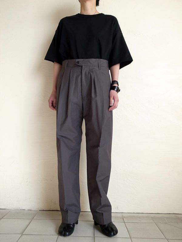 stein WIDE TAPERED TROUSERS_B・CONCRETE - tity