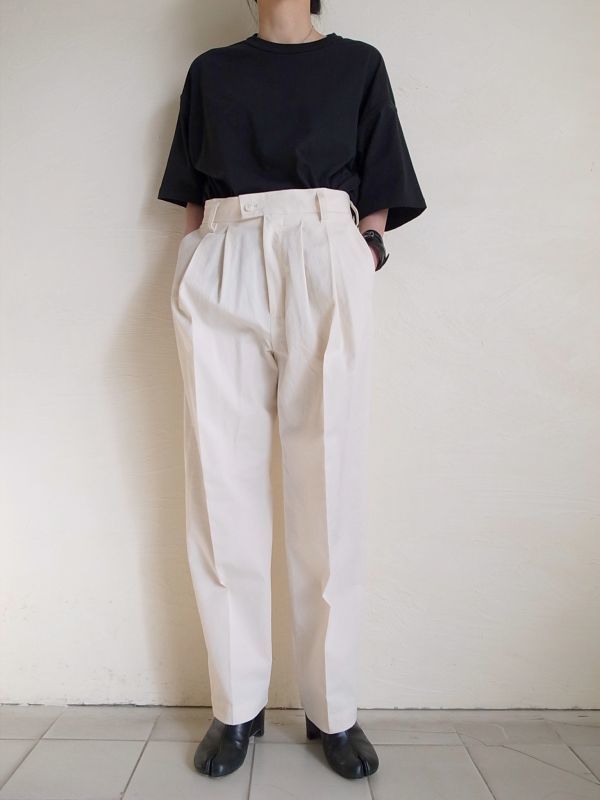 stein WIDE TAPERED TROUSERS_B・-minus - tity