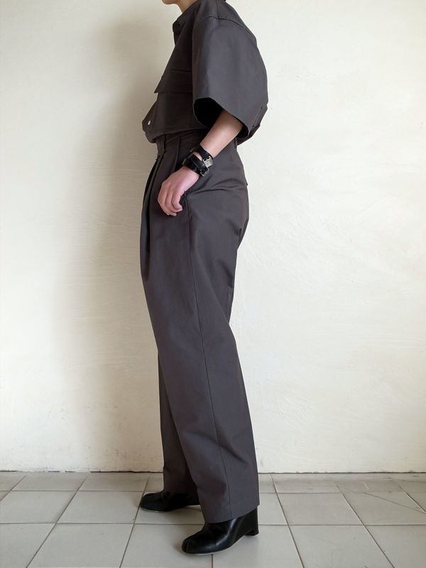 stein WIDE TAPERED TROUSERS_B・CONCRETE tity