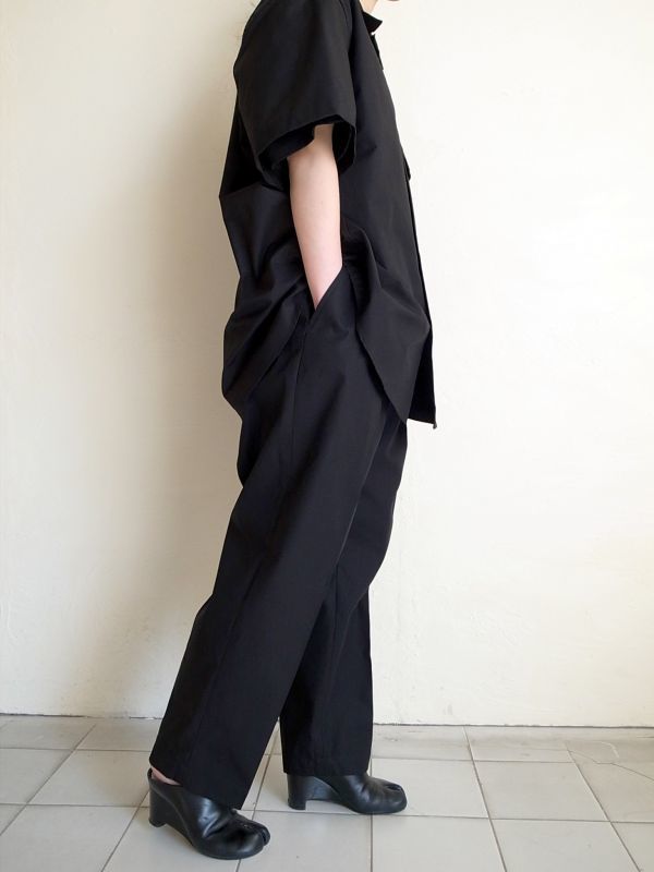 stein OVER SLEEVE SS SHIRT・BLACK - tity