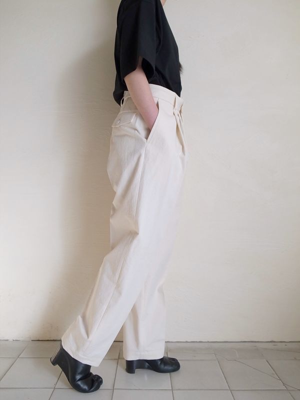 stein WIDE TAPERED TROUSERS_B・-minus - tity