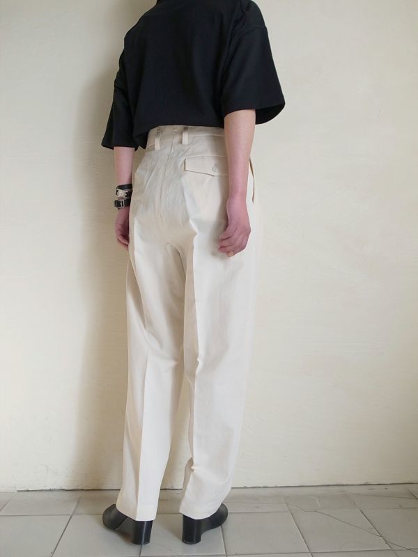 stein WIDE TAPERED TROUSERS_B・-minus - tity