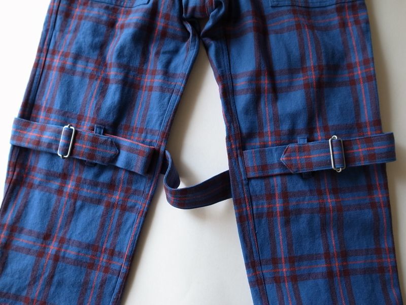 PEEL&LIFT bondage trousers modern with kilt キルト付きボンテージ 