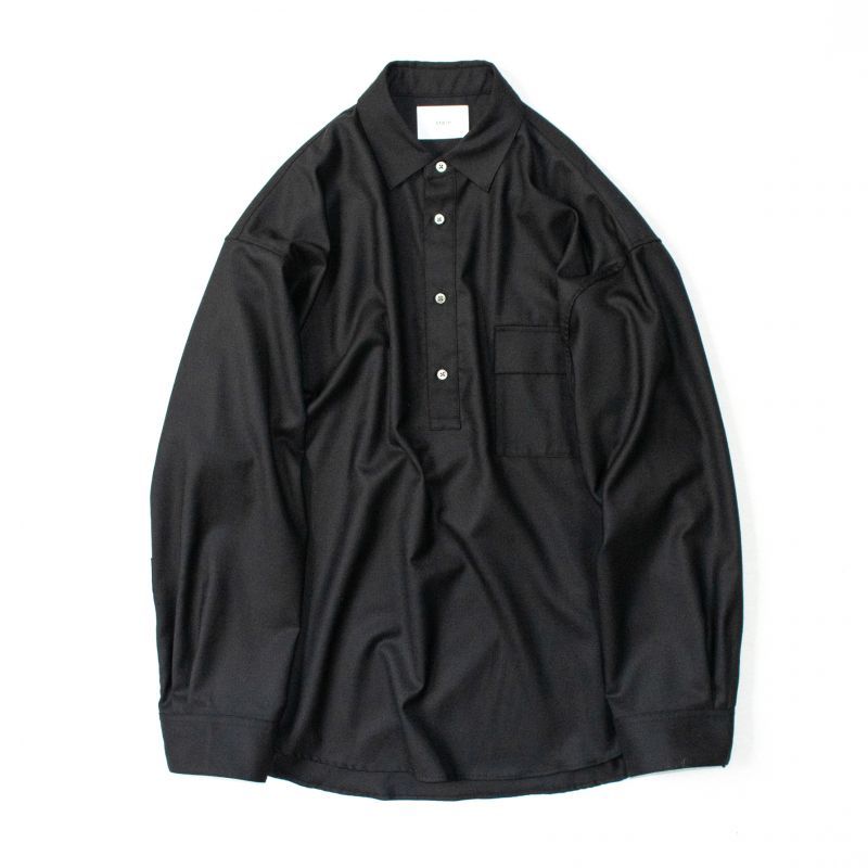 stein OVERSIZED PULL OVER SHIRT・BLACK - tity
