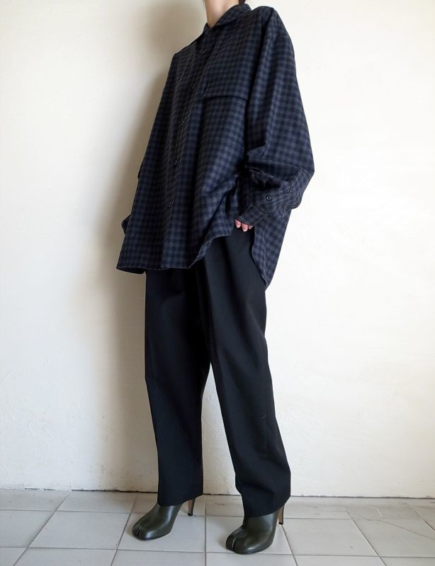 stein OVERSIZED DOWN PATTERN SHIRT・GINGHAM CHECK - tity