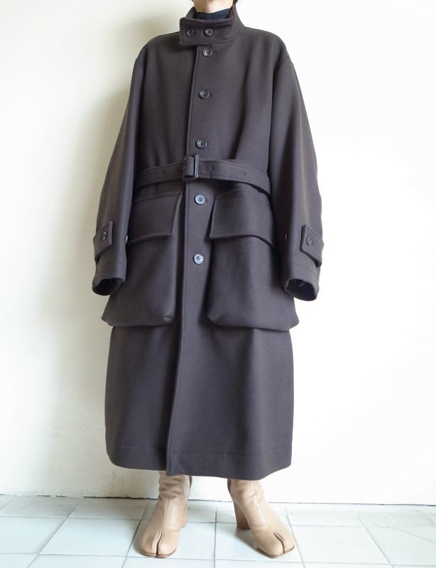 stein OVER SLEEVE STAND COLLAR COAT | myglobaltax.com